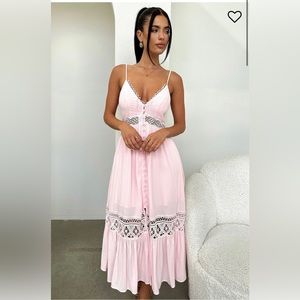That’s So Fetch Baby Pink Maxi Dress